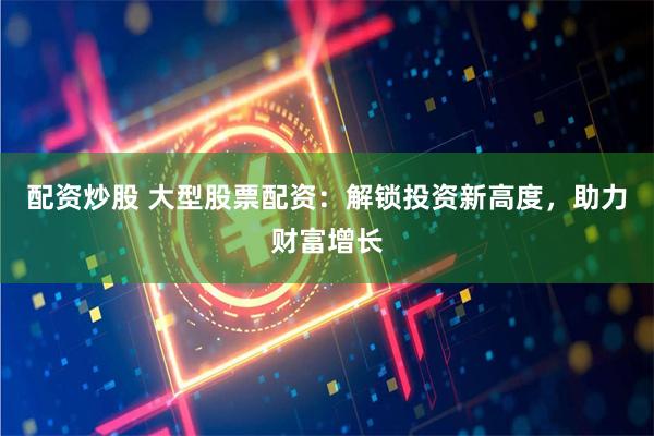 配资炒股 大型股票配资:解锁投资新高度,助力财富增长