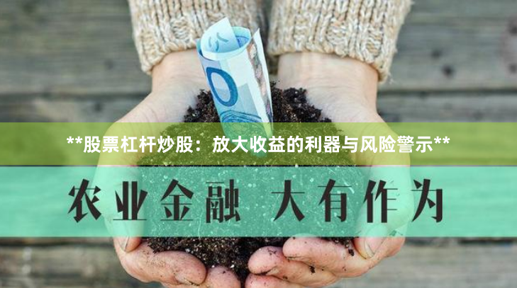 **股票杠杆炒股:放大收益的利器与风险警示**